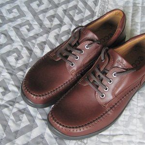 Ecco Seawalker NEW BROWN(Rust) Leather Oxford Shoes Size EU 45(US 11-11.…